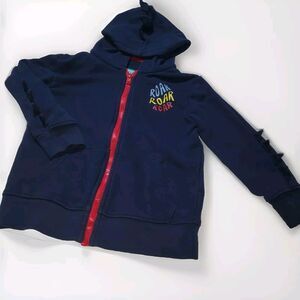 365 Kids Granimals Boys Blue Dinosaur Hoodie Size 4